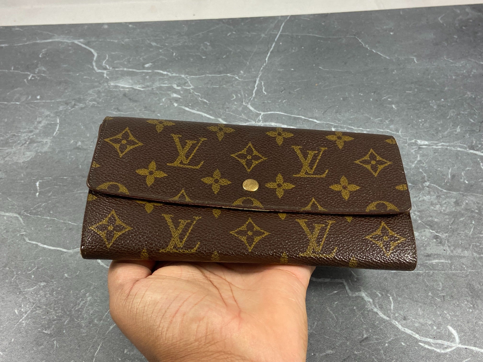 Louis Vuitton Sarah Wallet Monogram Canvas