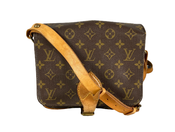 Louis Vuitton Cartouchière MM Shoulder Bag Monogram Canvas