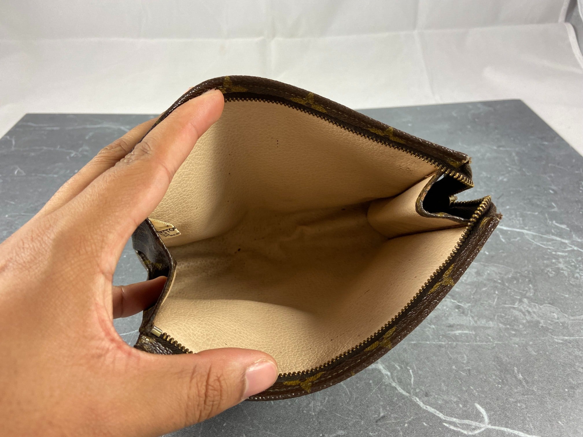 Louis Vuitton Poche Toilette 19 Monogram Canvas