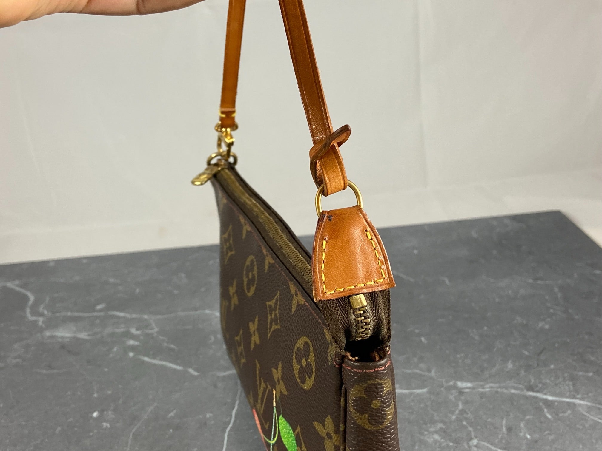 Louis Vuitton Takashi Murakami Cherry Pochette Accessoires Monogram Canvas