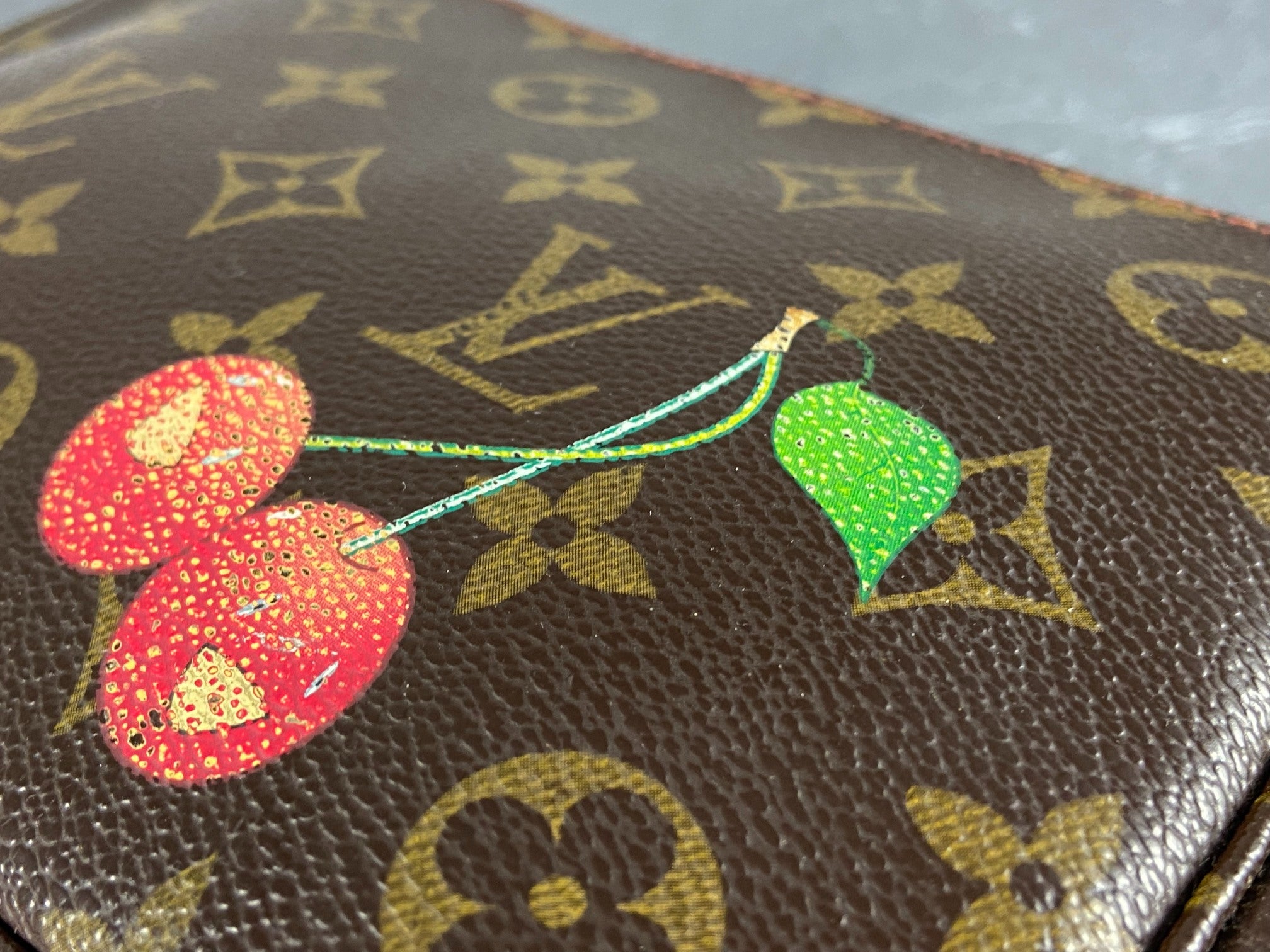Louis Vuitton Takashi Murakami Cherry Pochette Accessoires Monogram Canvas