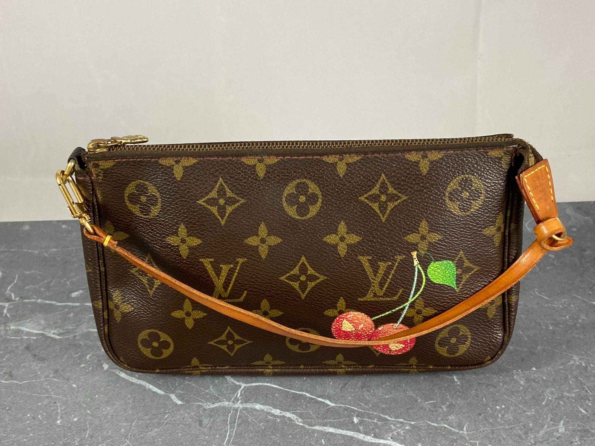 Louis Vuitton Takashi Murakami Cherry Pochette Accessoires Monogram Canvas