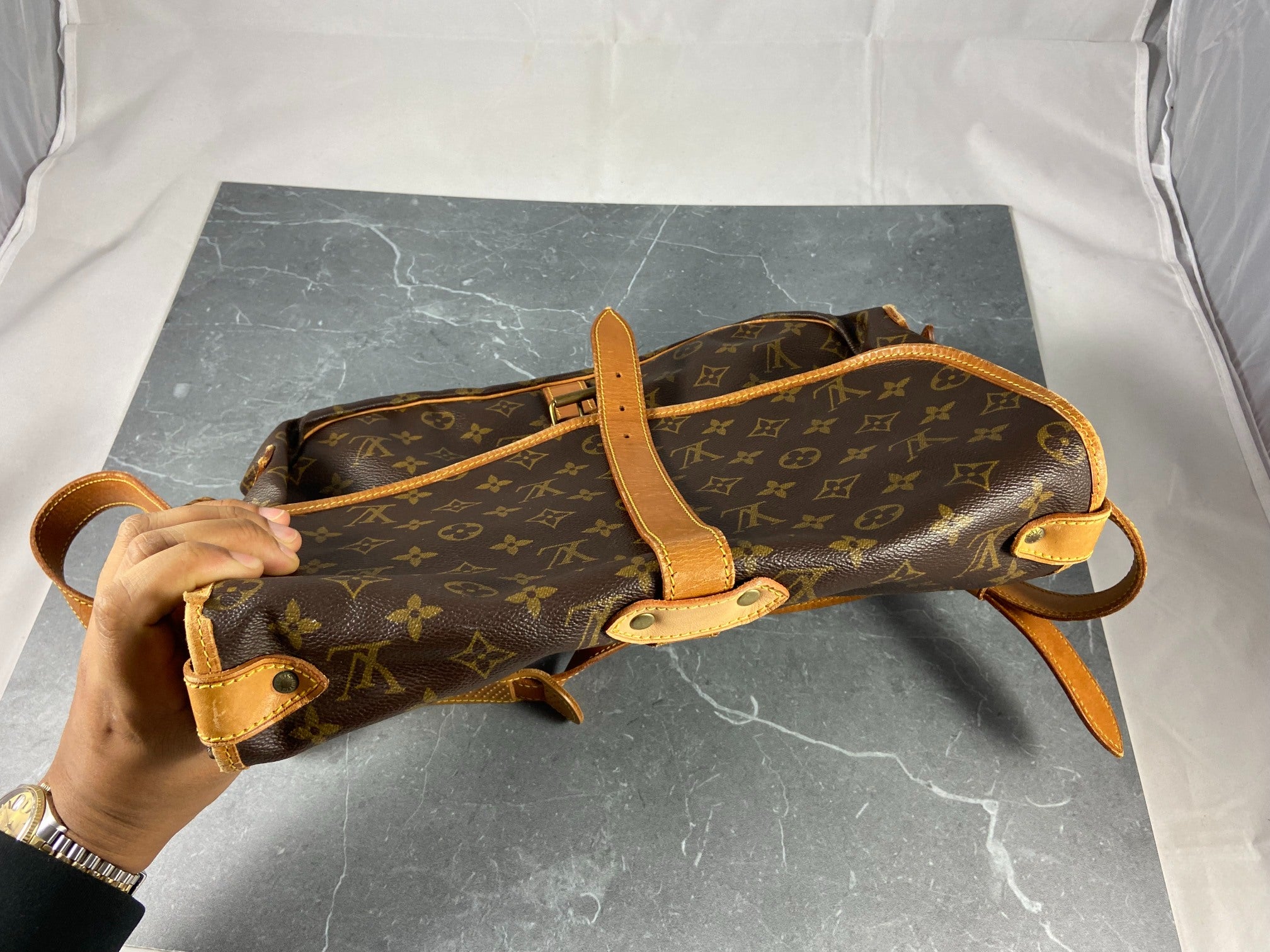 Louis Vuitton Saumur 35 Monogram Canvas