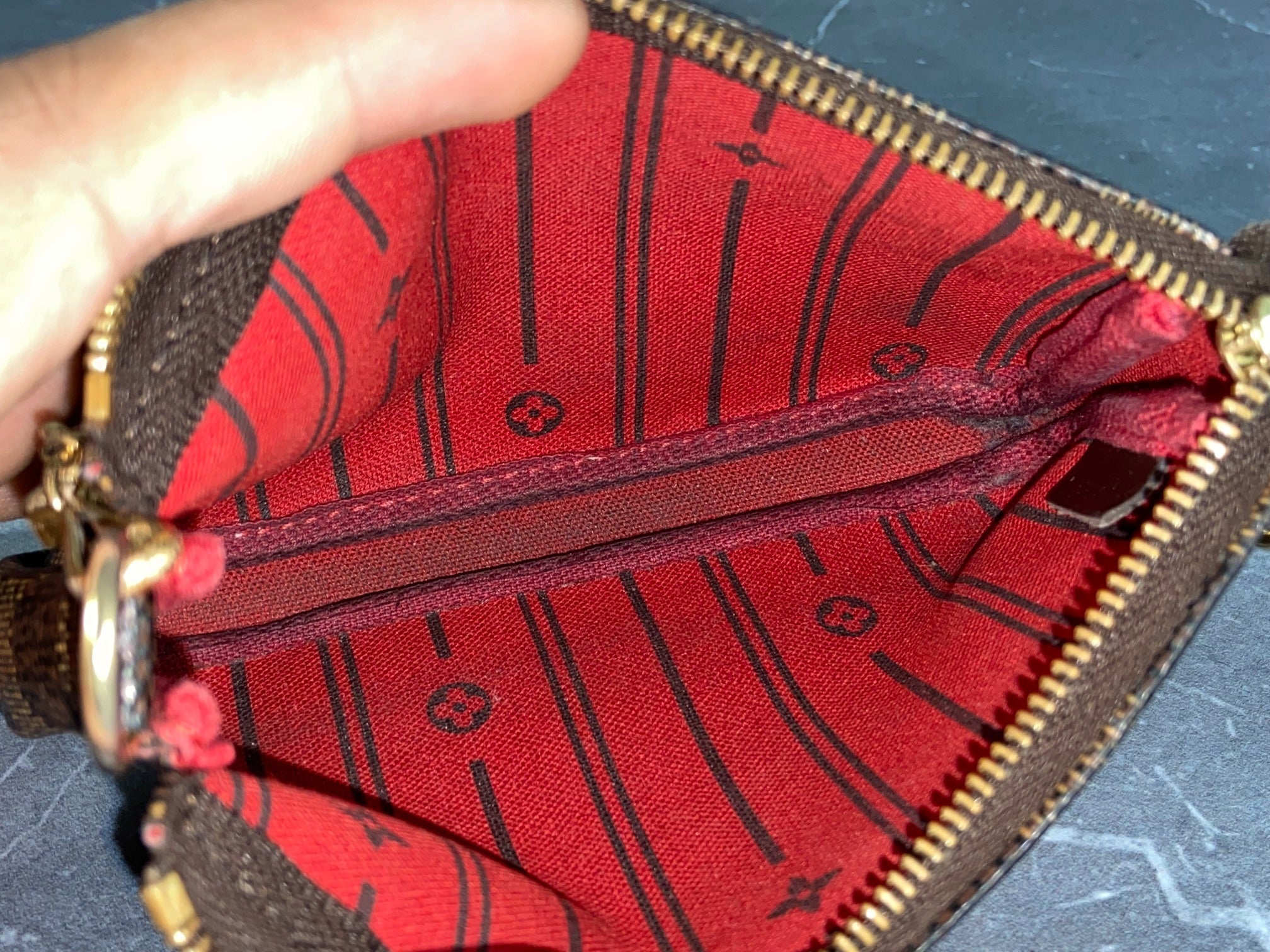 Louis Vuitton Mini Pochette Accessoires Trunks & Bags Edition Damier Ebene Canvas