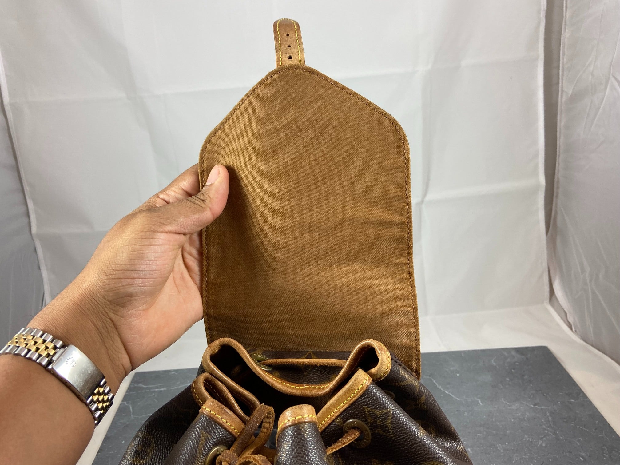 Louis Vuitton Montsouris MM Backpack Monogram Canvas