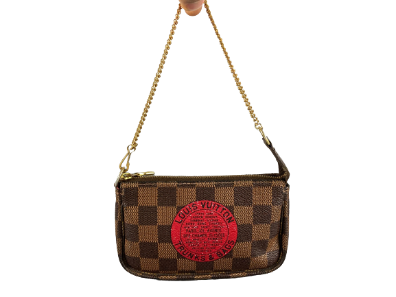 Louis Vuitton Mini Pochette Accessoires Trunks & Bags Edition Damier Ebene Canvas