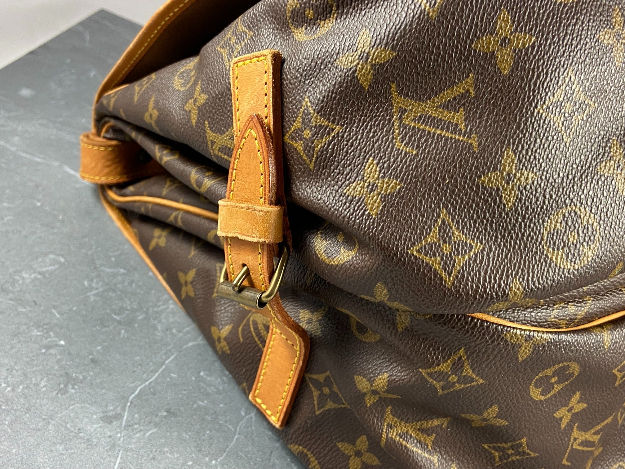 Louis Vuitton Saumur 35 Monogram Canvas