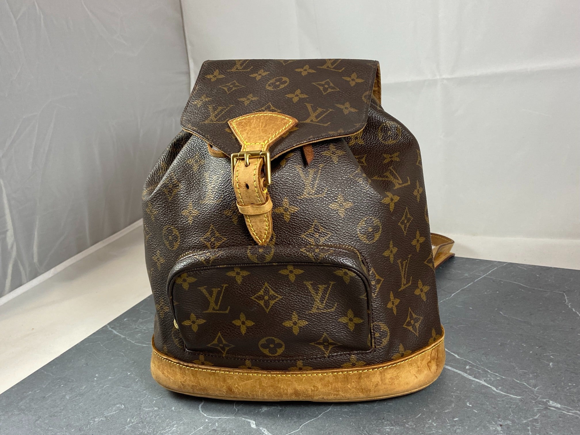 Louis Vuitton Montsouris MM Backpack Monogram Canvas