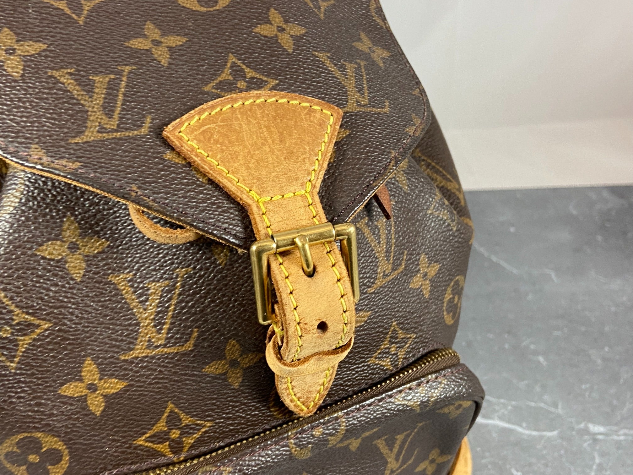 Louis Vuitton Montsouris MM Backpack Monogram Canvas