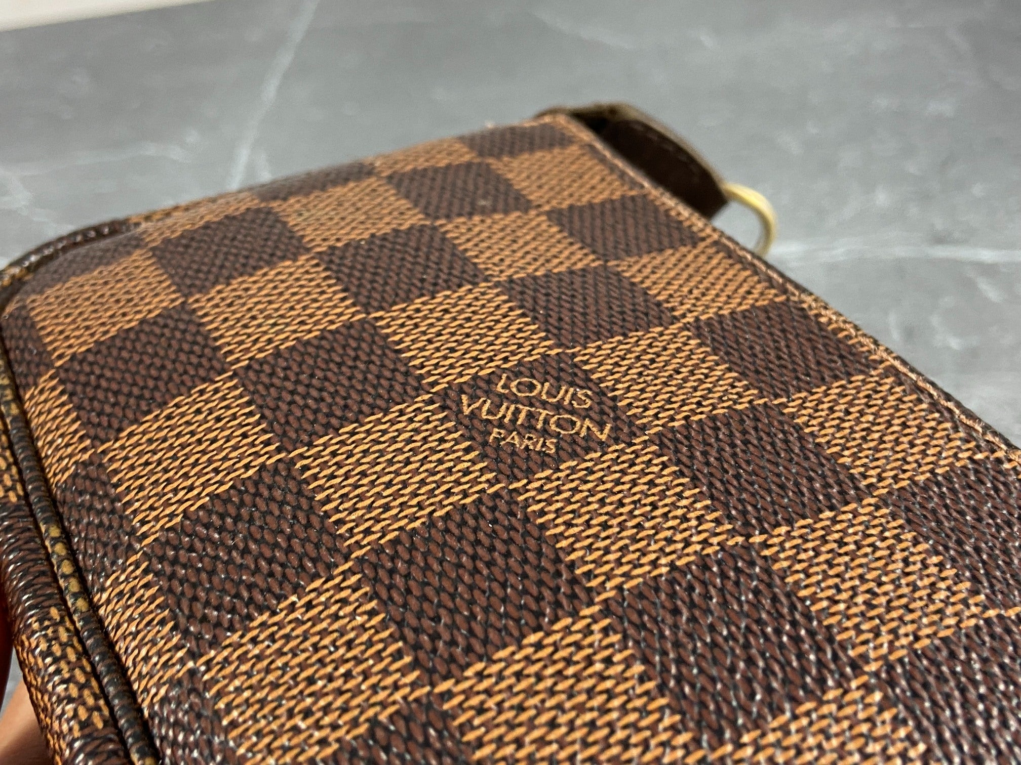 Louis Vuitton Mini Pochette Accessoires Trunks & Bags Edition Damier Ebene Canvas