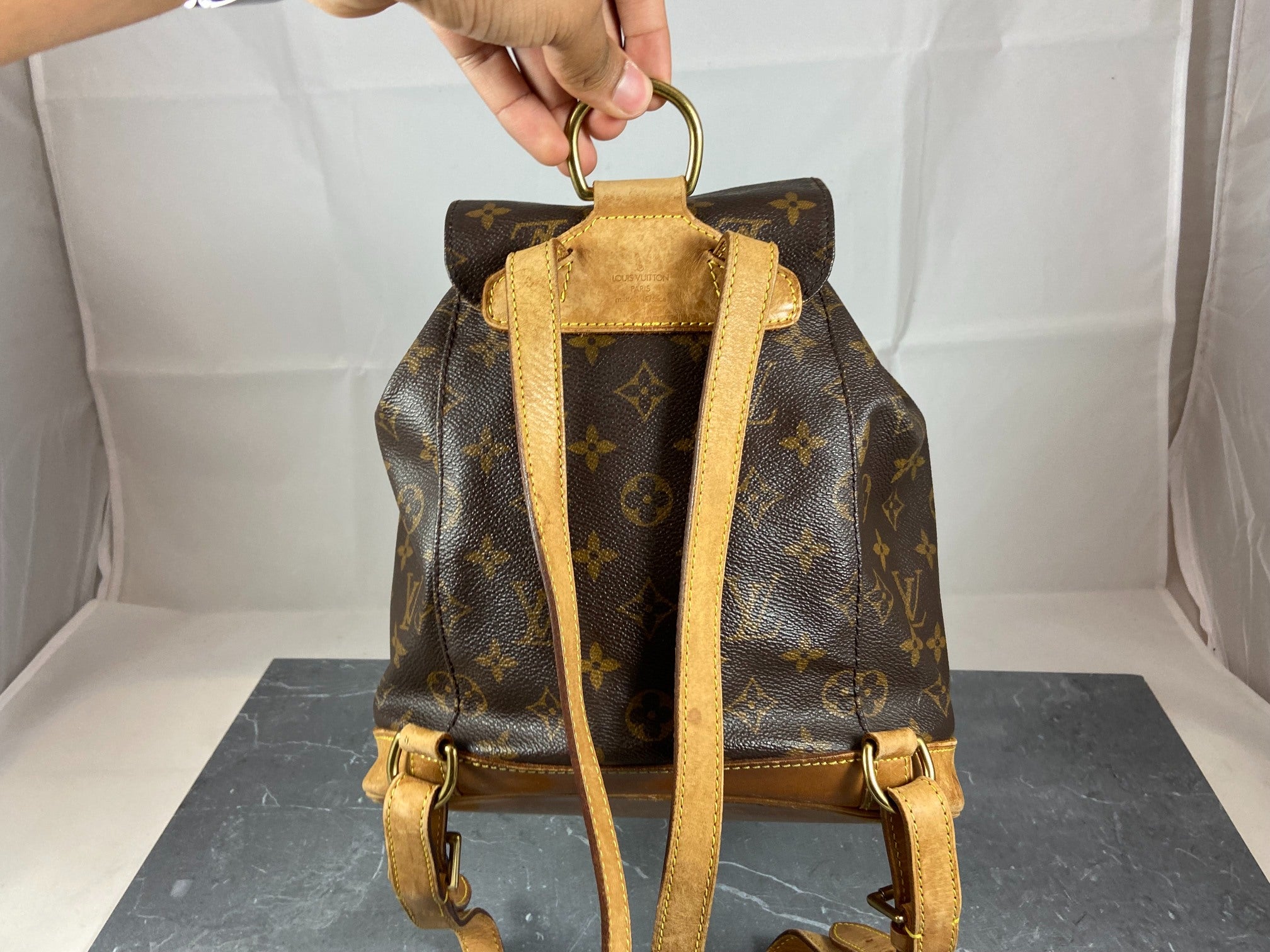 Louis Vuitton Montsouris MM Backpack Monogram Canvas