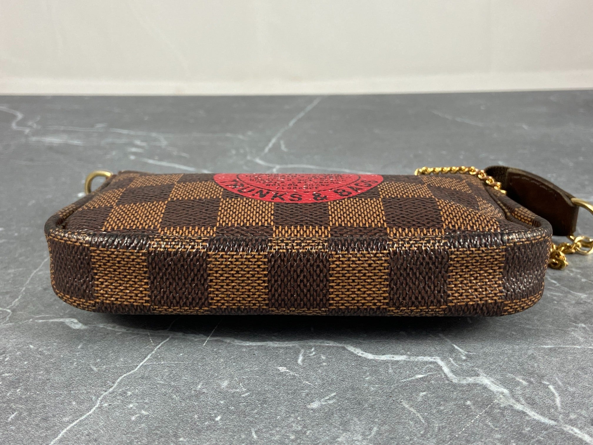 Louis Vuitton Mini Pochette Accessoires Trunks & Bags Edition Damier Ebene Canvas