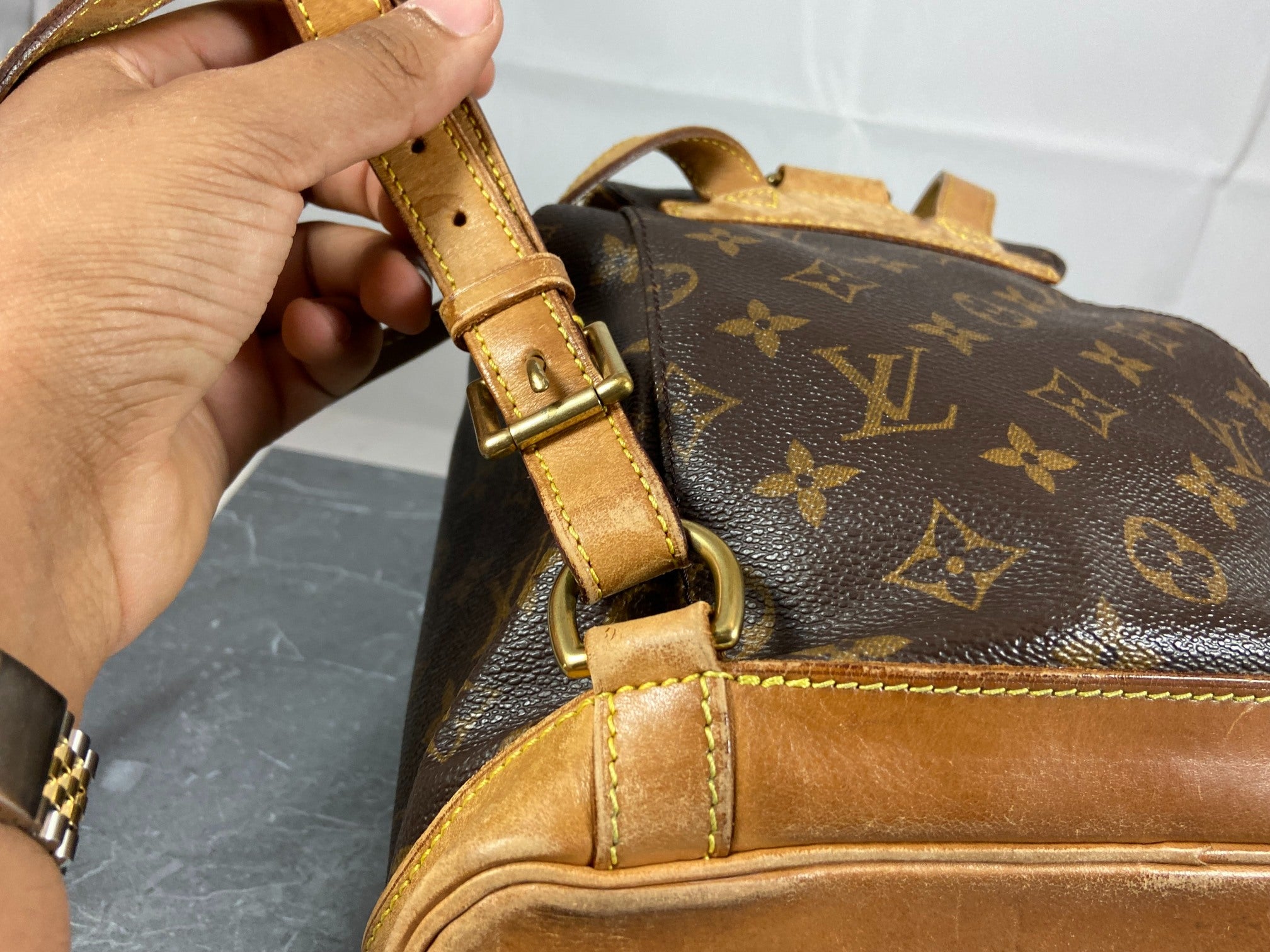 Louis Vuitton Montsouris MM Backpack Monogram Canvas