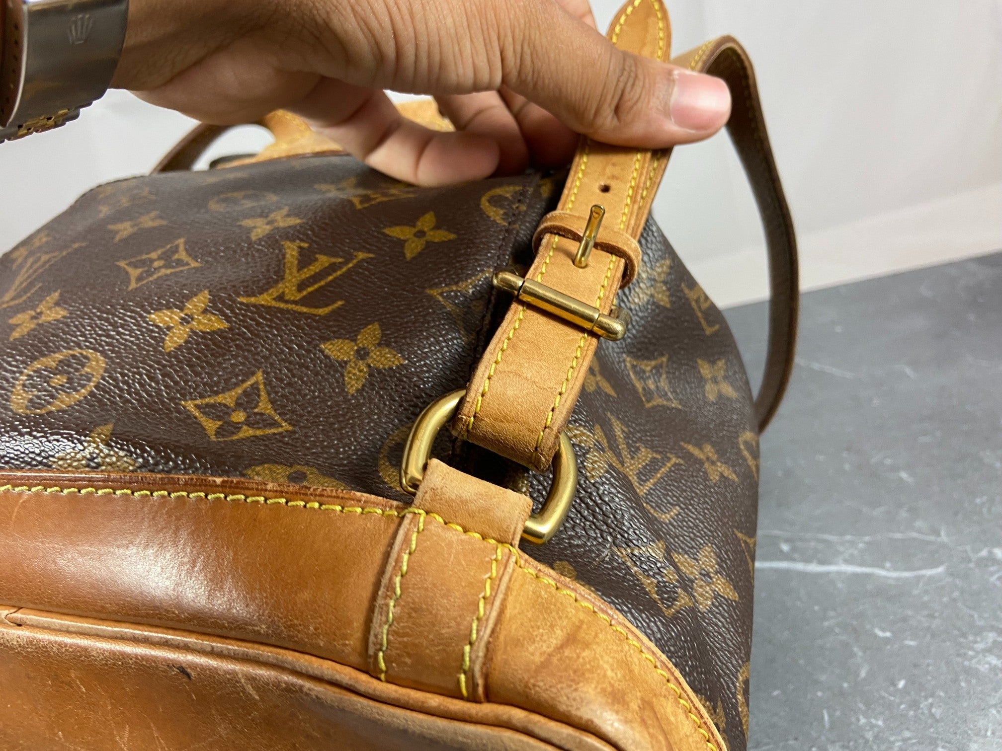 Louis Vuitton Montsouris MM Backpack Monogram Canvas