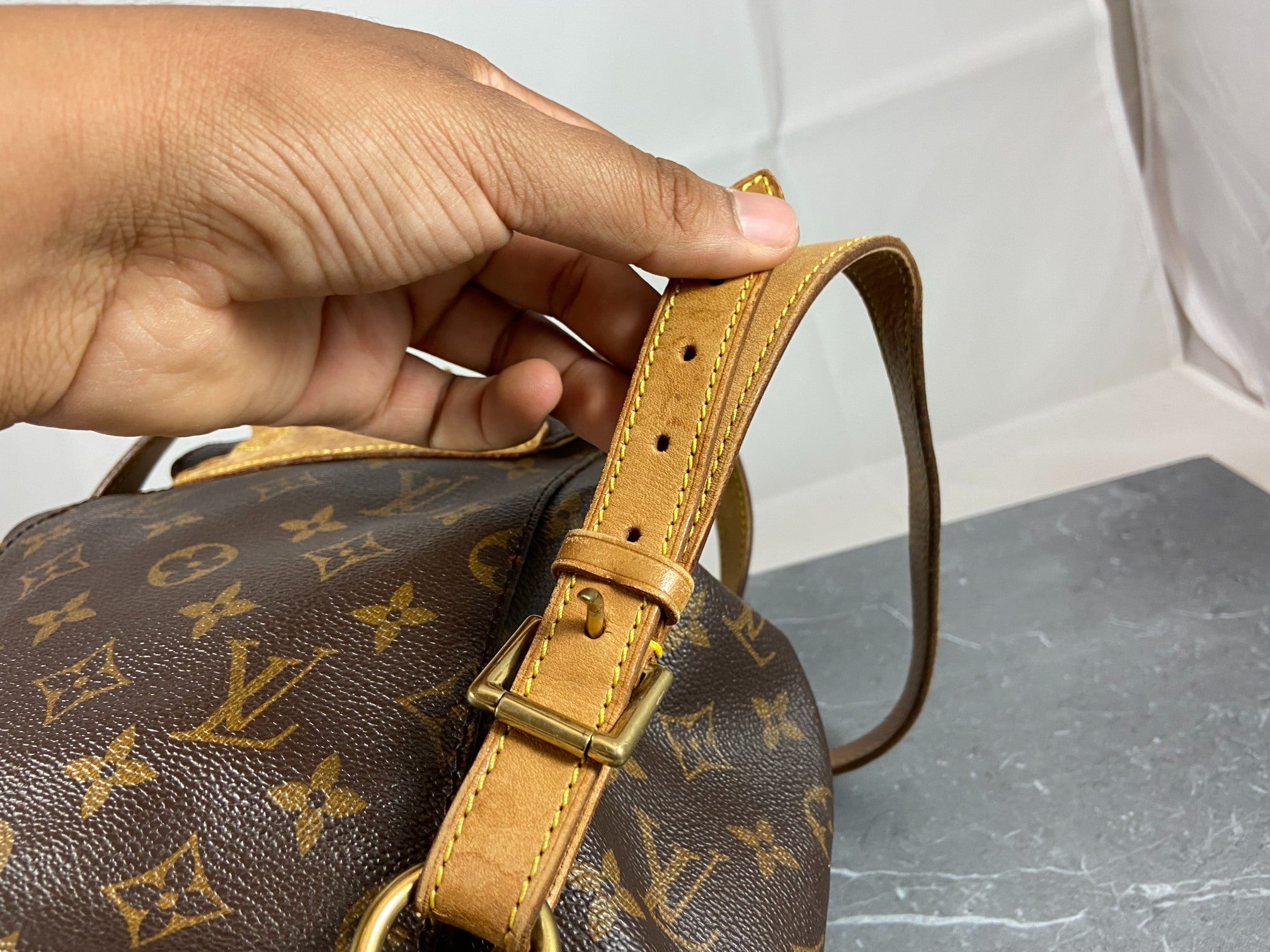 Louis Vuitton Montsouris MM Backpack Monogram Canvas
