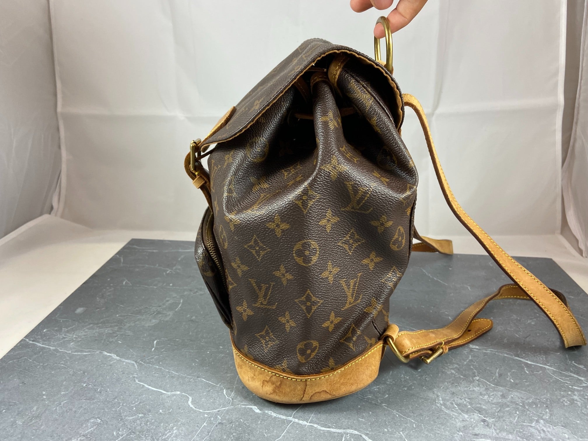 Louis Vuitton Montsouris MM Backpack Monogram Canvas