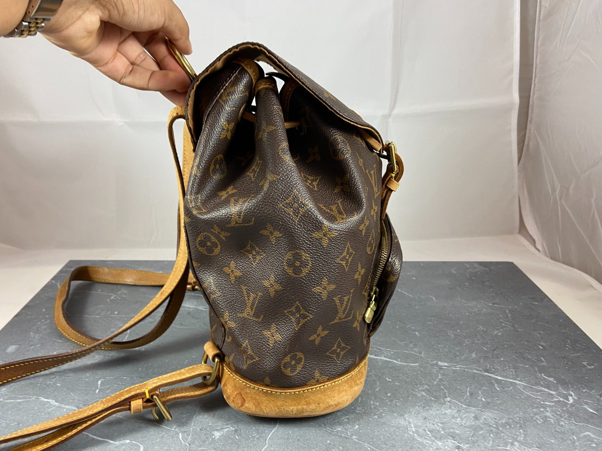 Louis Vuitton Montsouris MM Backpack Monogram Canvas