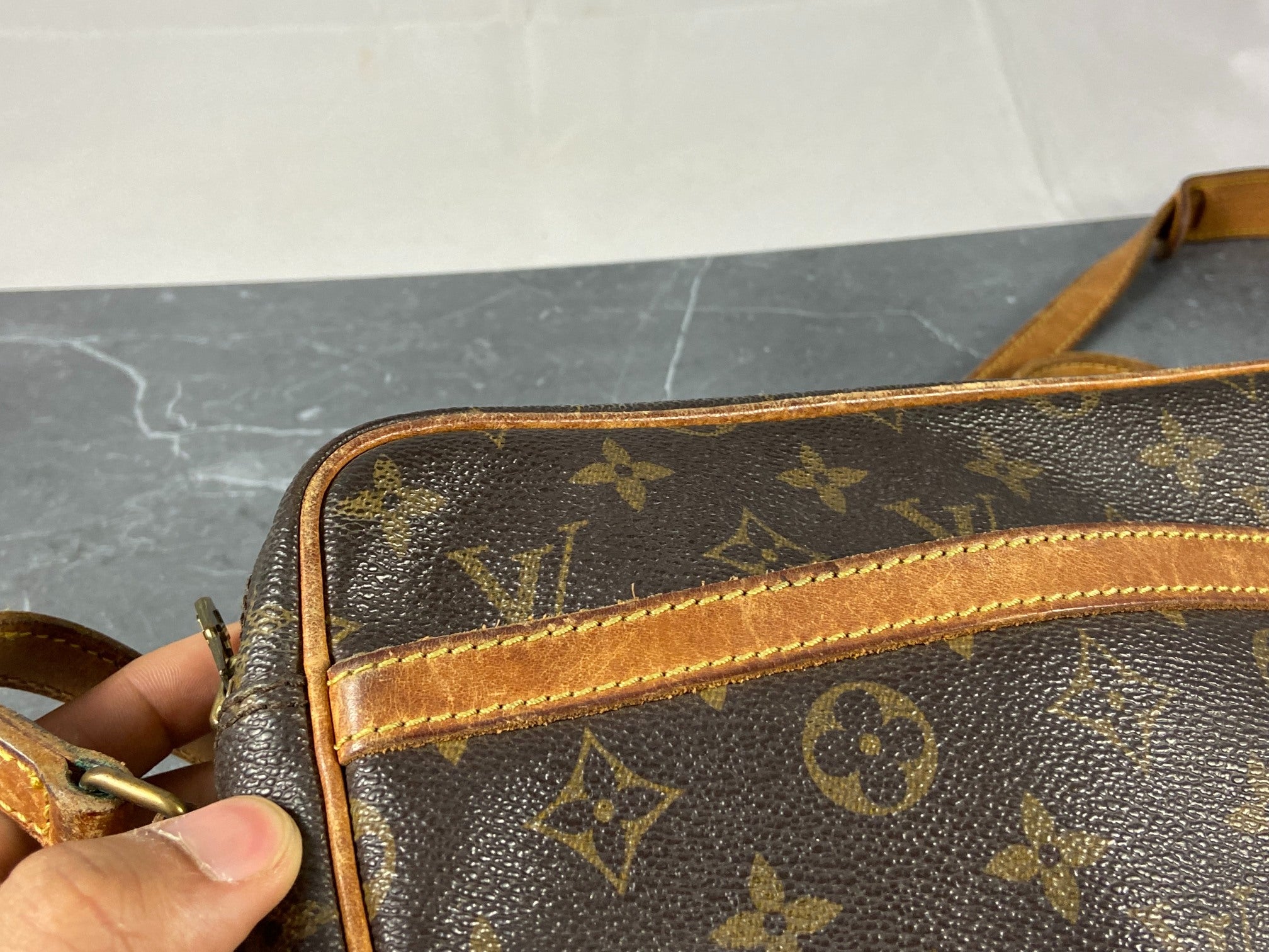Louis Vuitton Trocadero 23 Shoulder Bag Monogram Canvas
