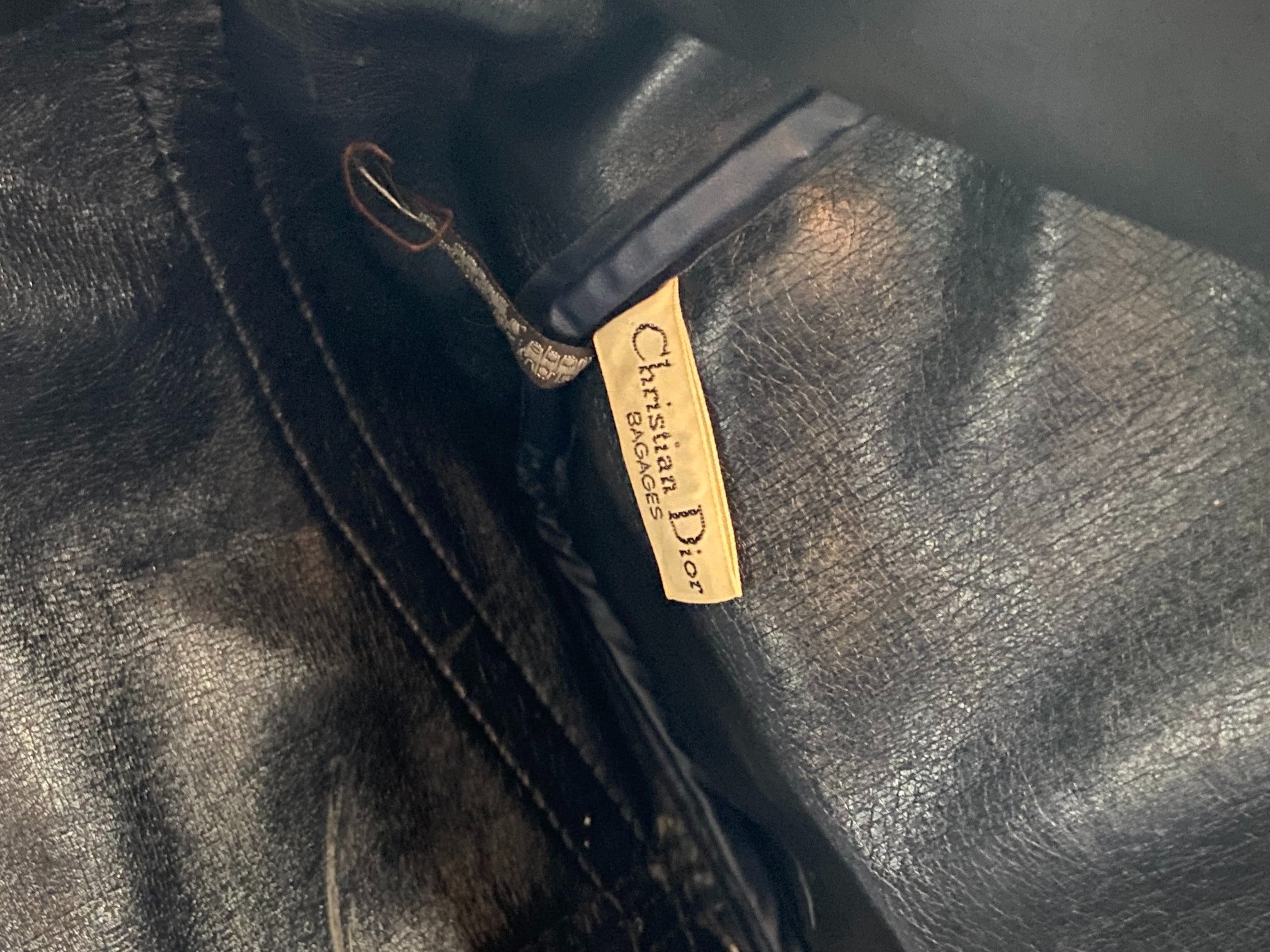 Christian Dior Boston / Duffle Bag Blue Trotter Monogram