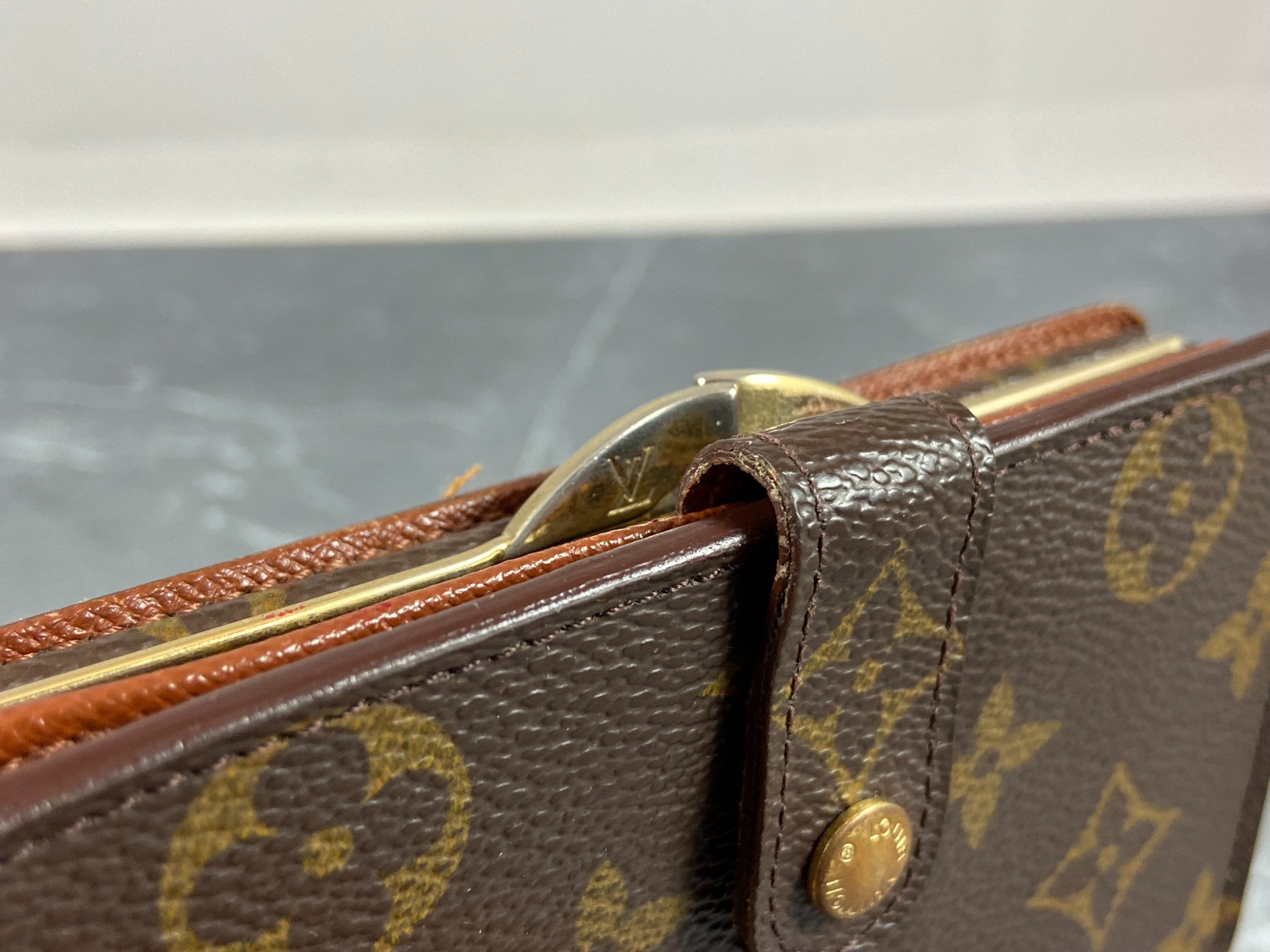Louis Vuitton French Compact Wallet Monogram Canvas