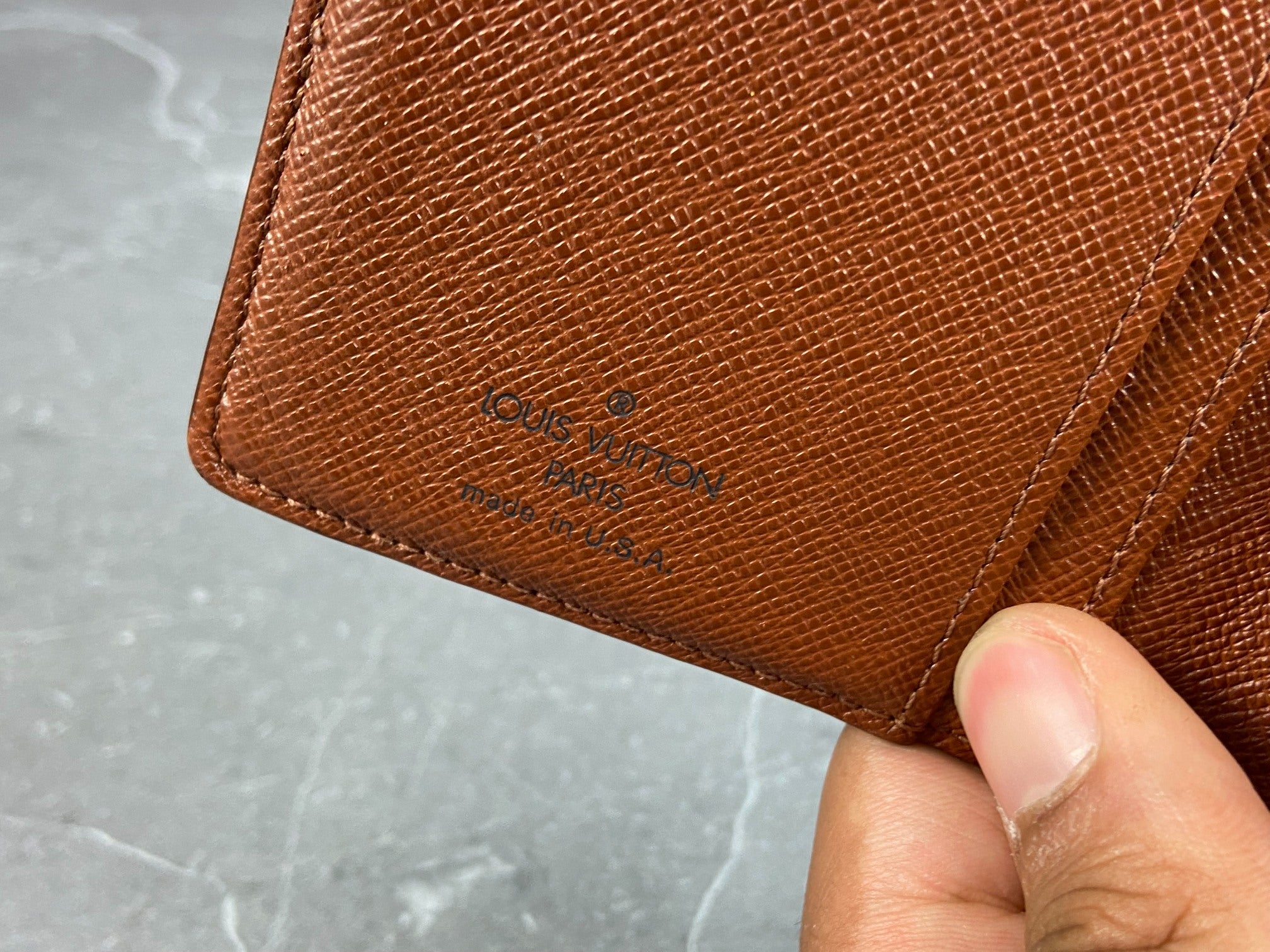 Louis Vuitton French Compact Wallet Monogram Canvas