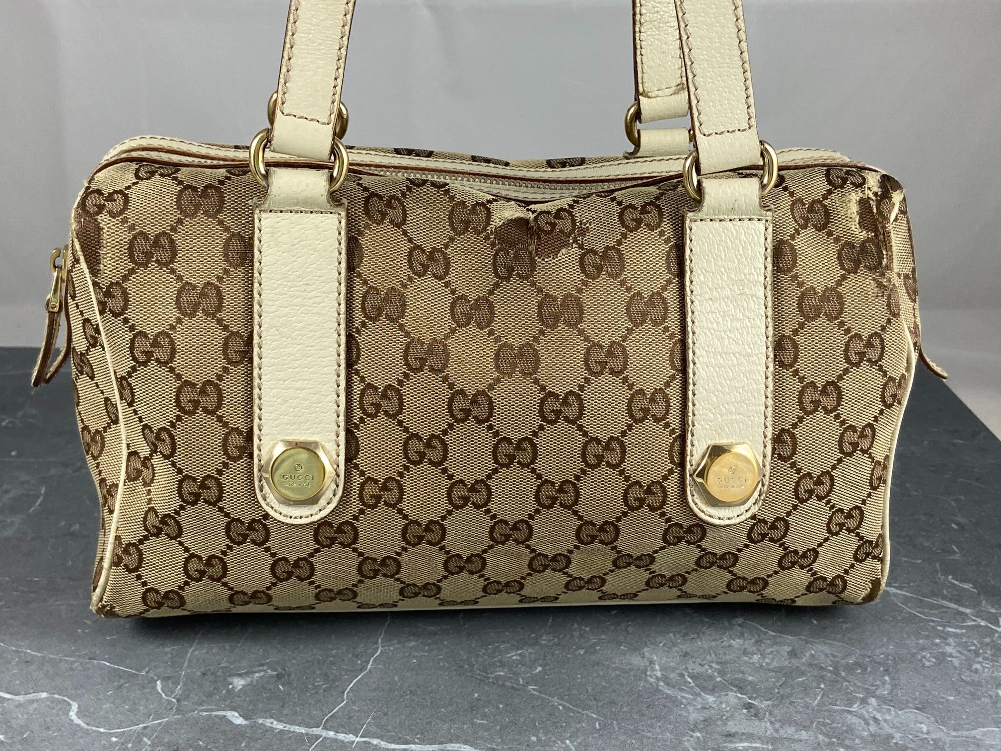 Gucci Charmy Handbag Beige GG Monogram