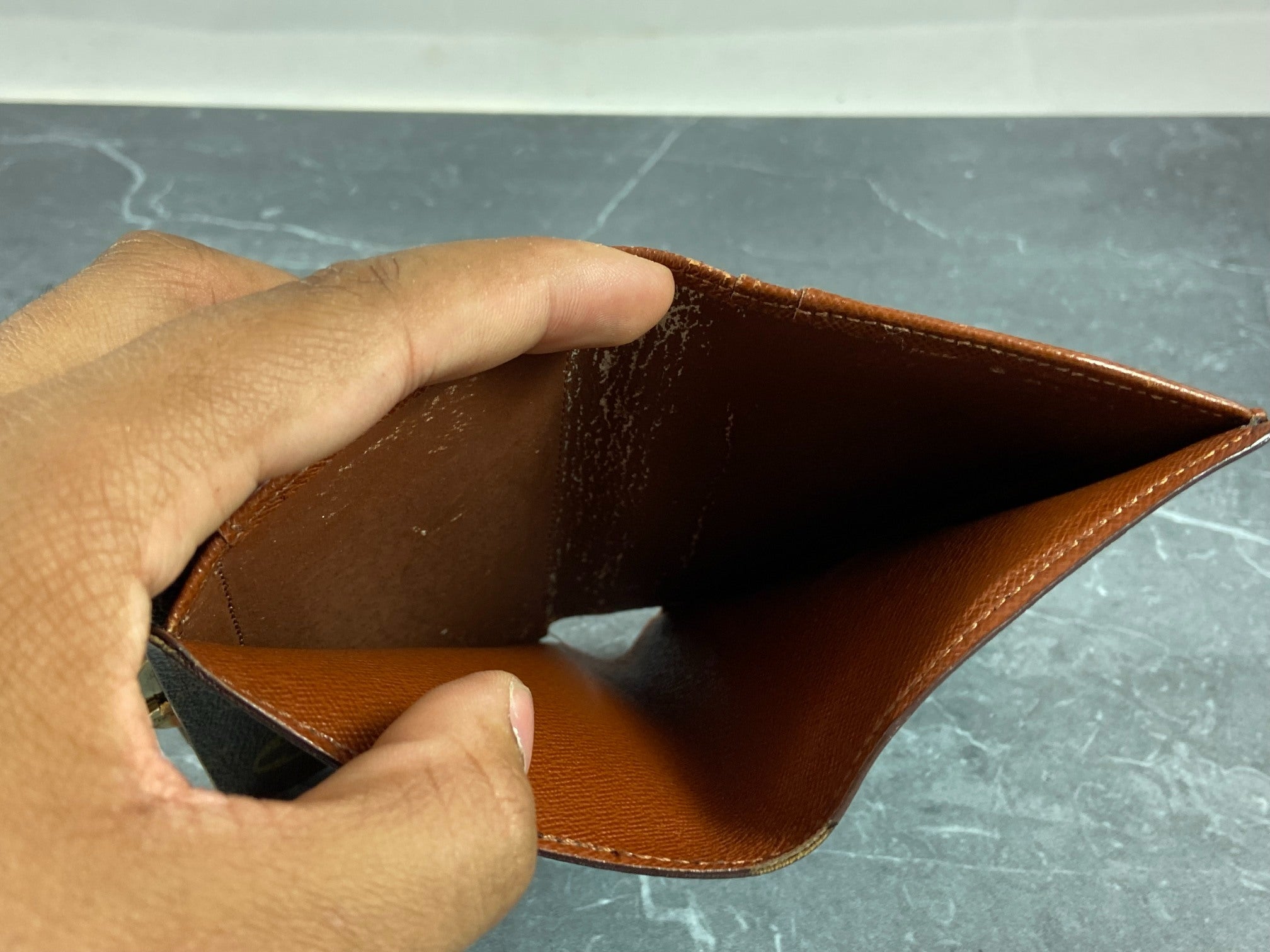 Louis Vuitton French Compact Wallet Monogram Canvas