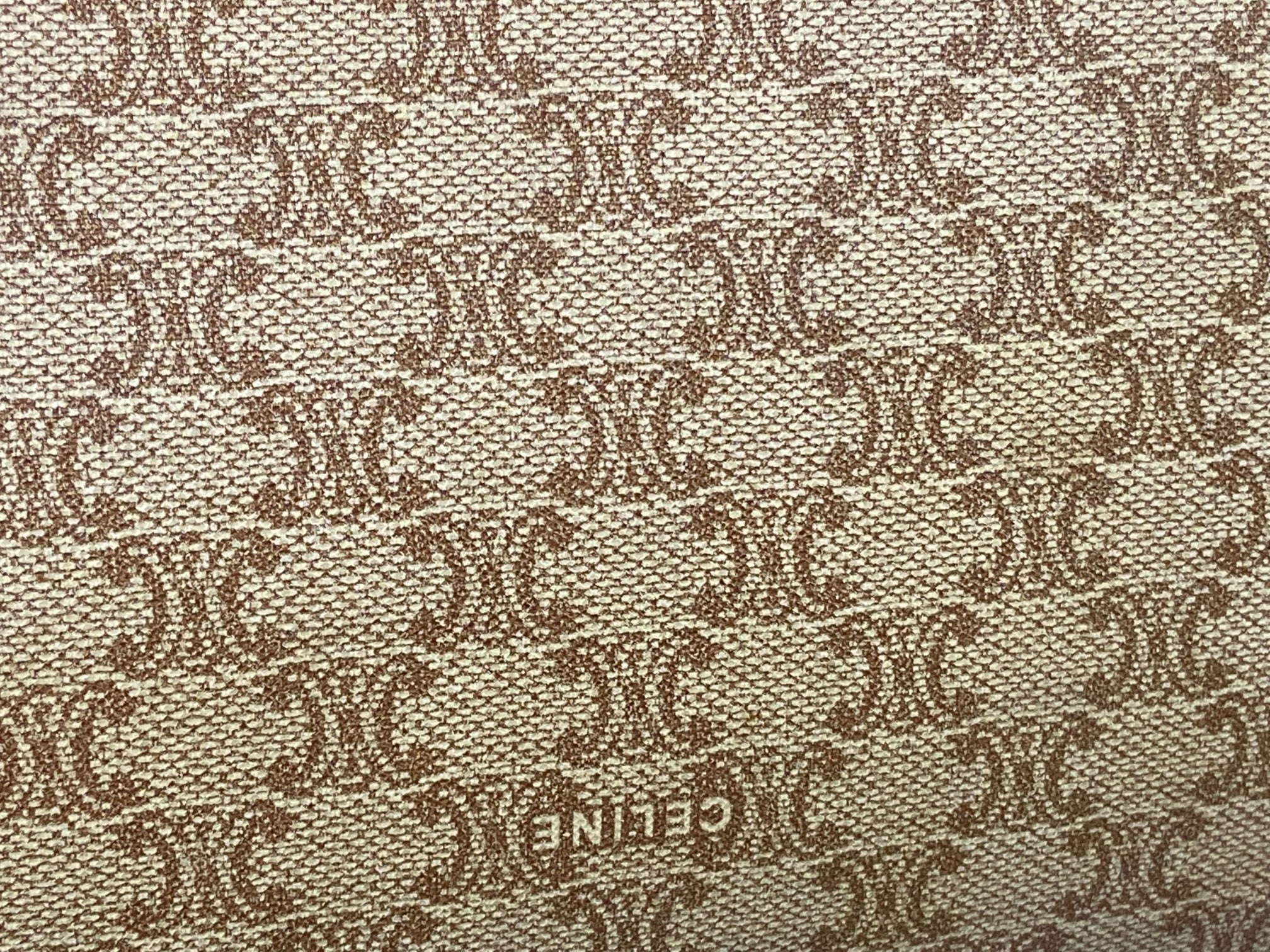 Celine Macadam Clutch Beige