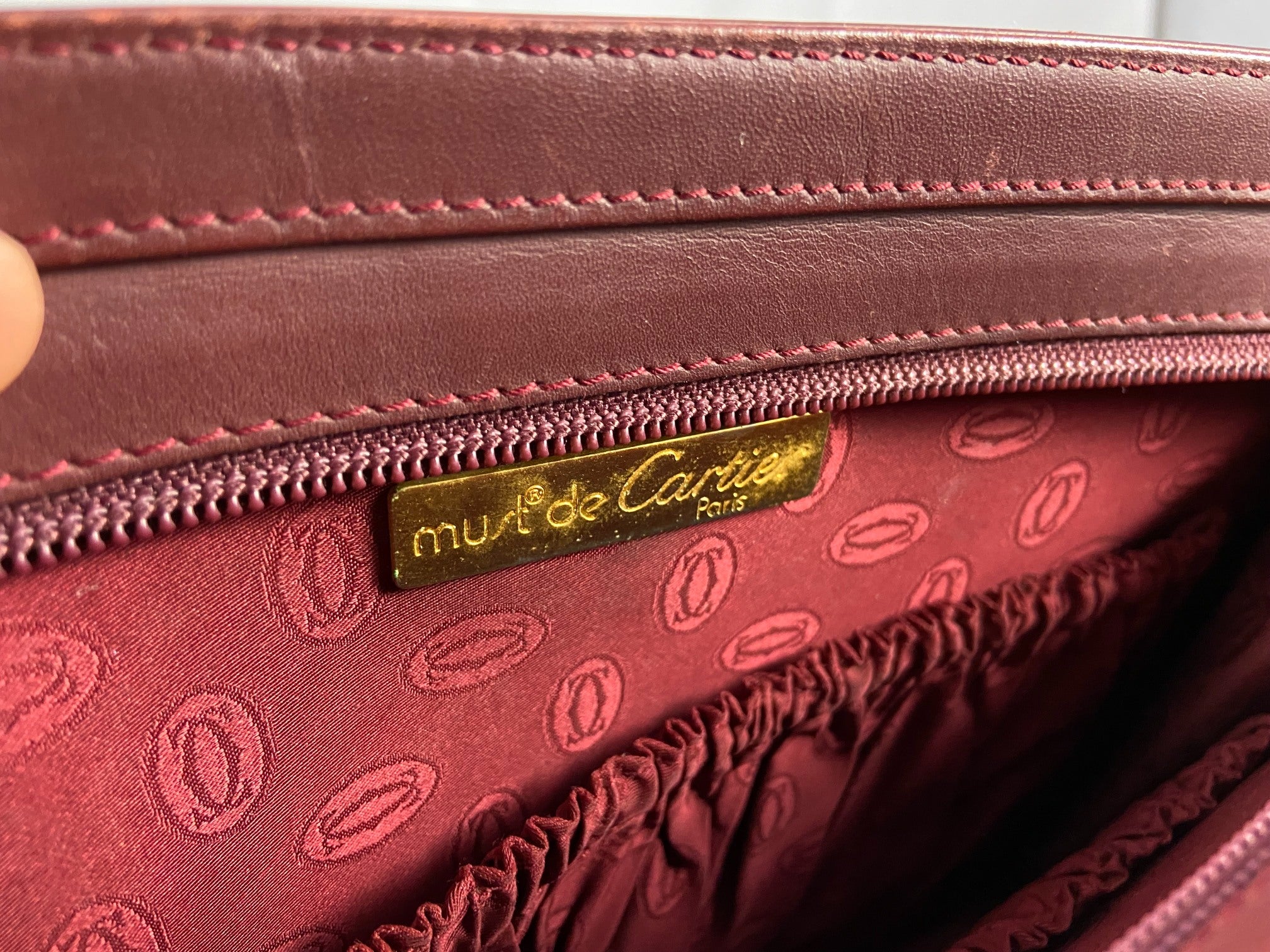 Cartier Must de Cartier Clutch Red