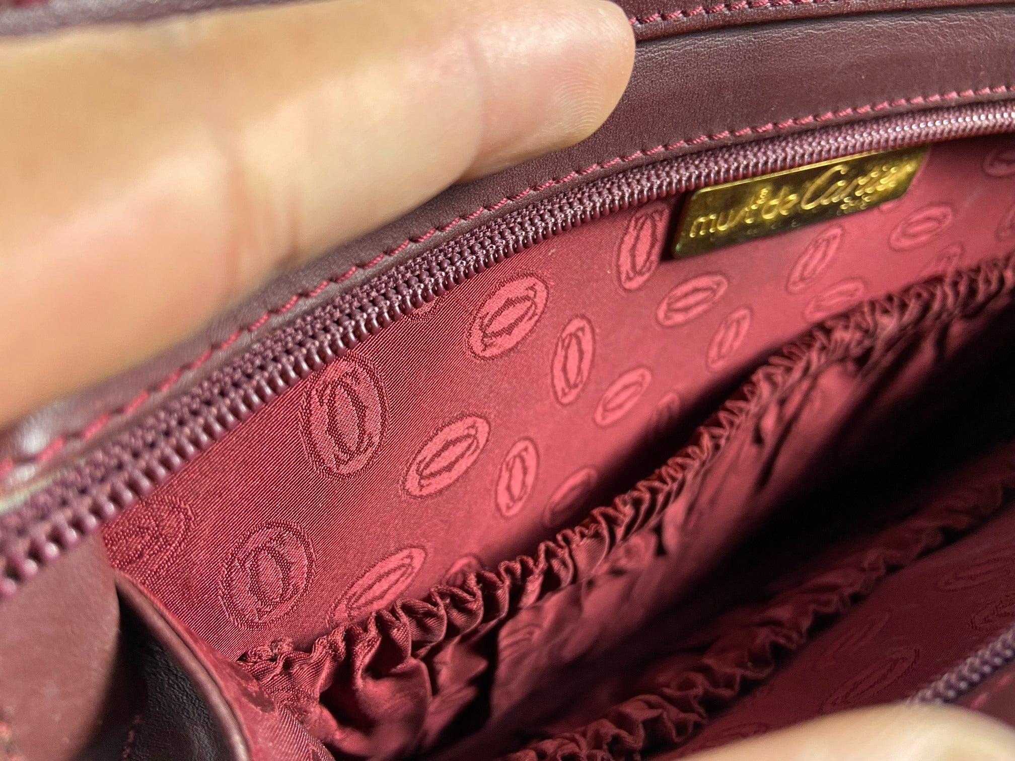 Cartier Must de Cartier Clutch Red