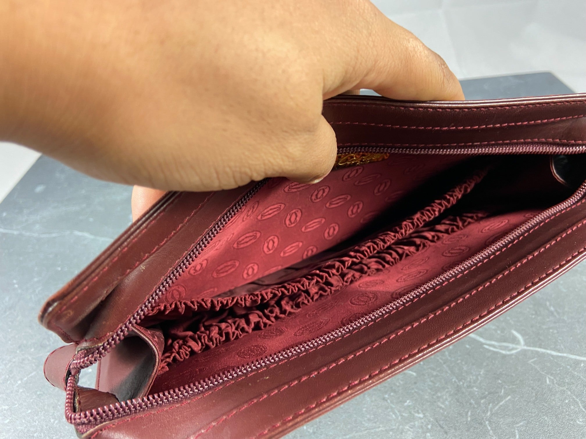 Cartier Must de Cartier Clutch Red