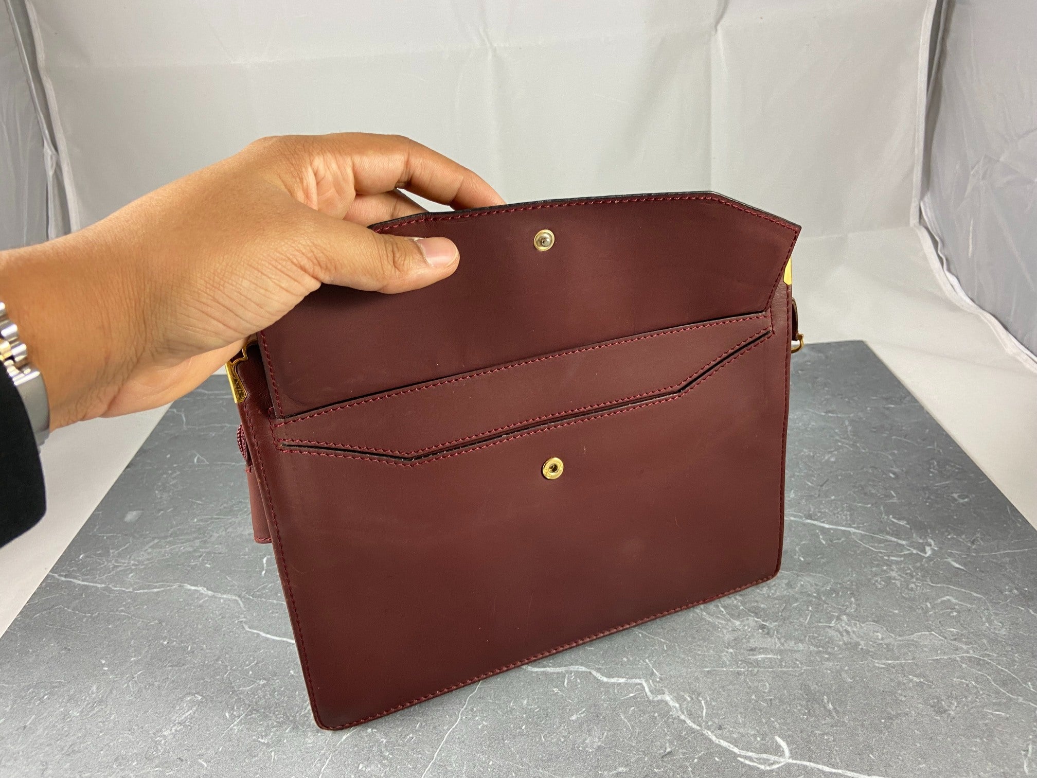 Cartier Must de Cartier Clutch Red