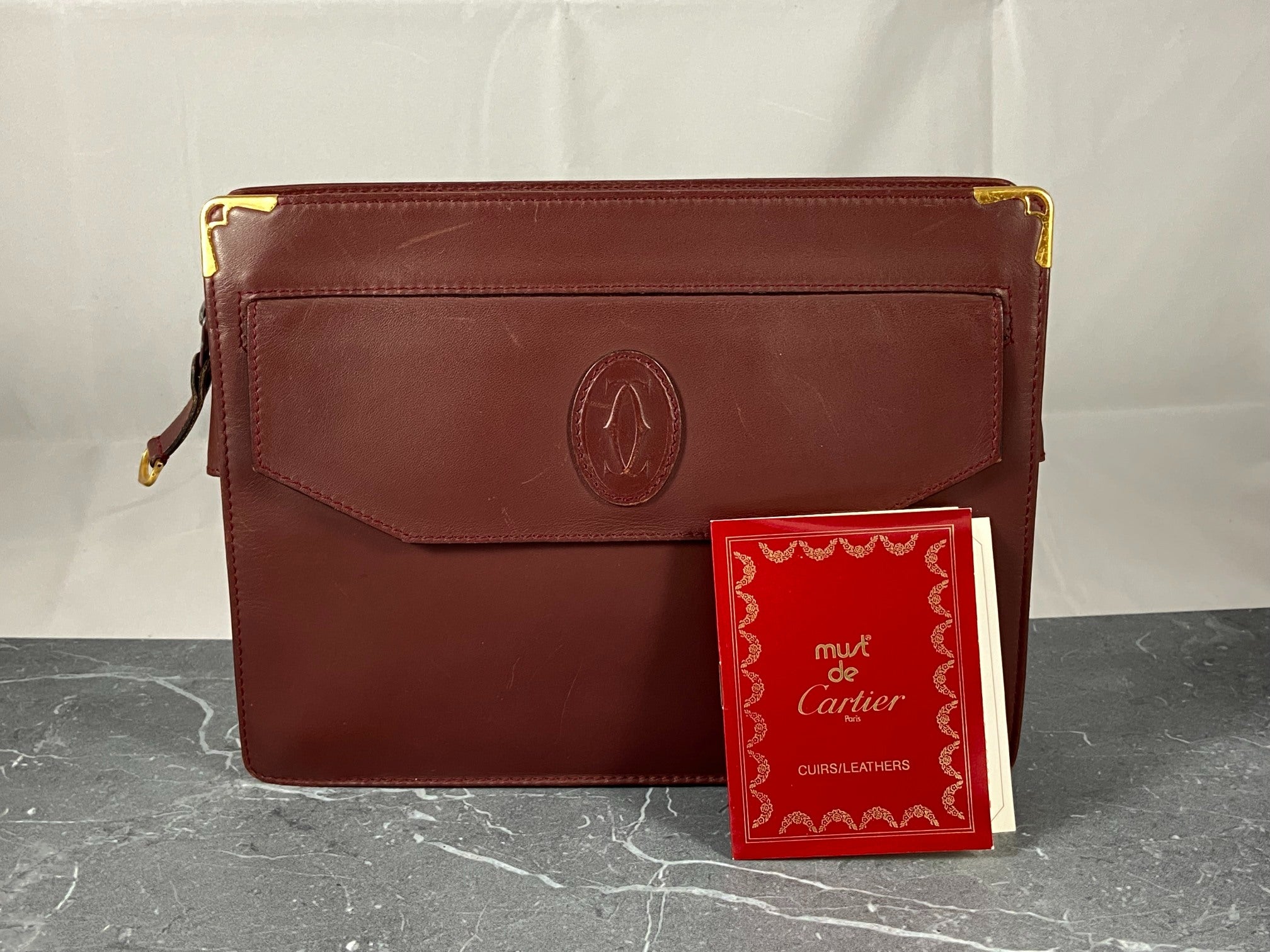 Cartier Must de Cartier Clutch Red