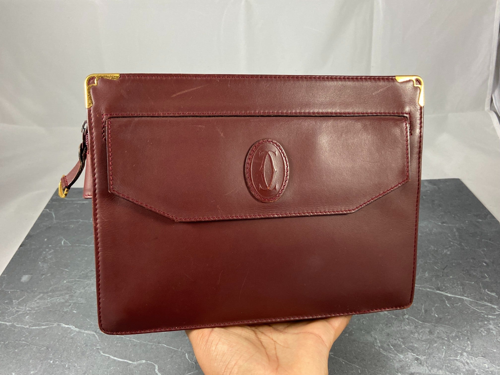 Cartier Must de Cartier Clutch Red