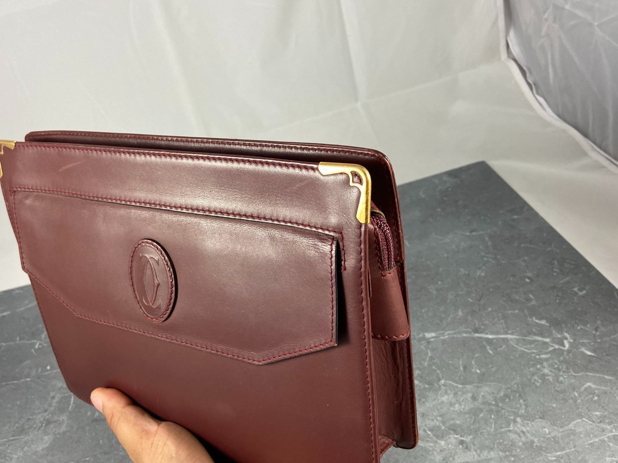 Cartier Must de Cartier Clutch Red