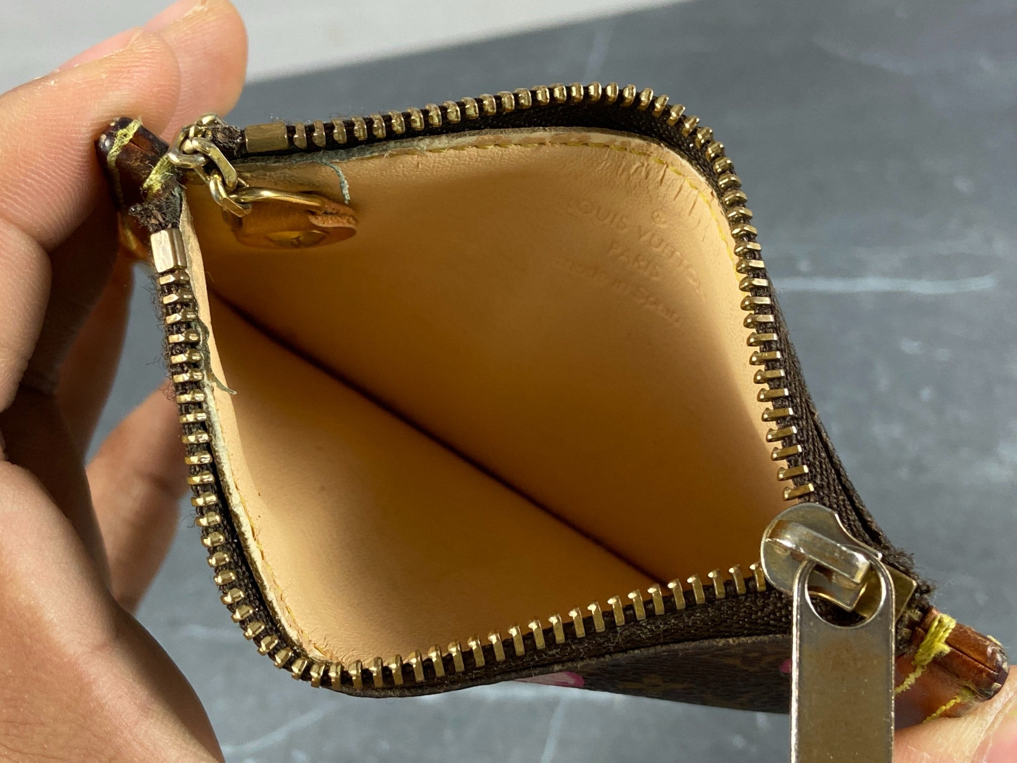 Louis Vuitton Takashi Murakami Pochette Cles Key Pouch Cherry Blossom