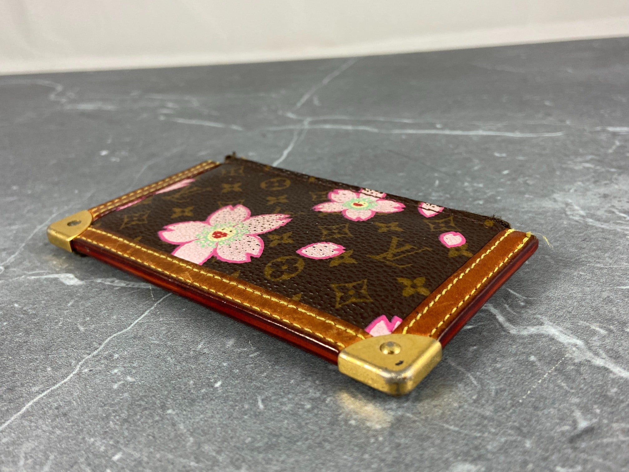 Louis Vuitton Takashi Murakami Pochette Cles Key Pouch Cherry Blossom