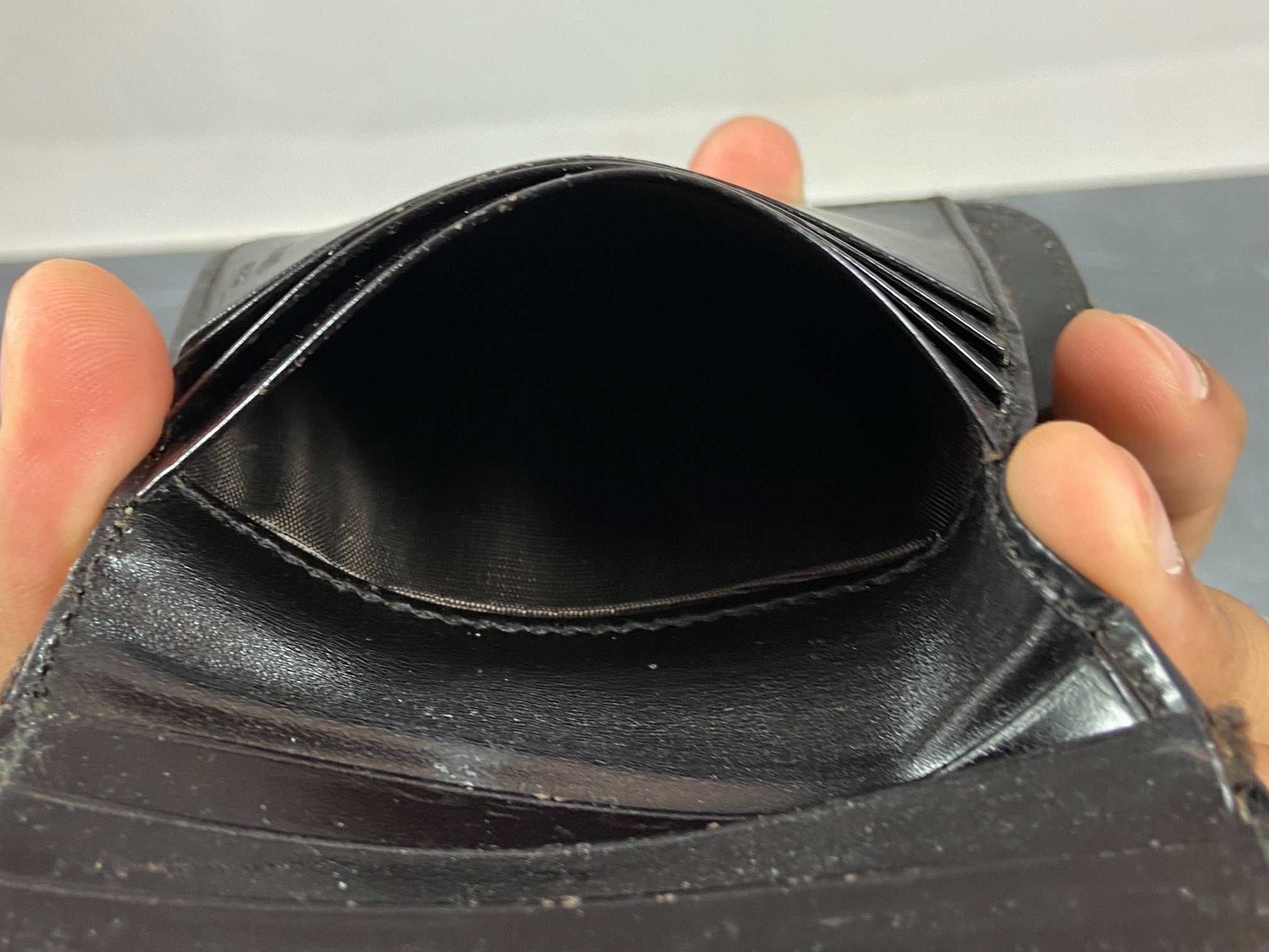 Prada Compact Zip Wallet Beige Canvas