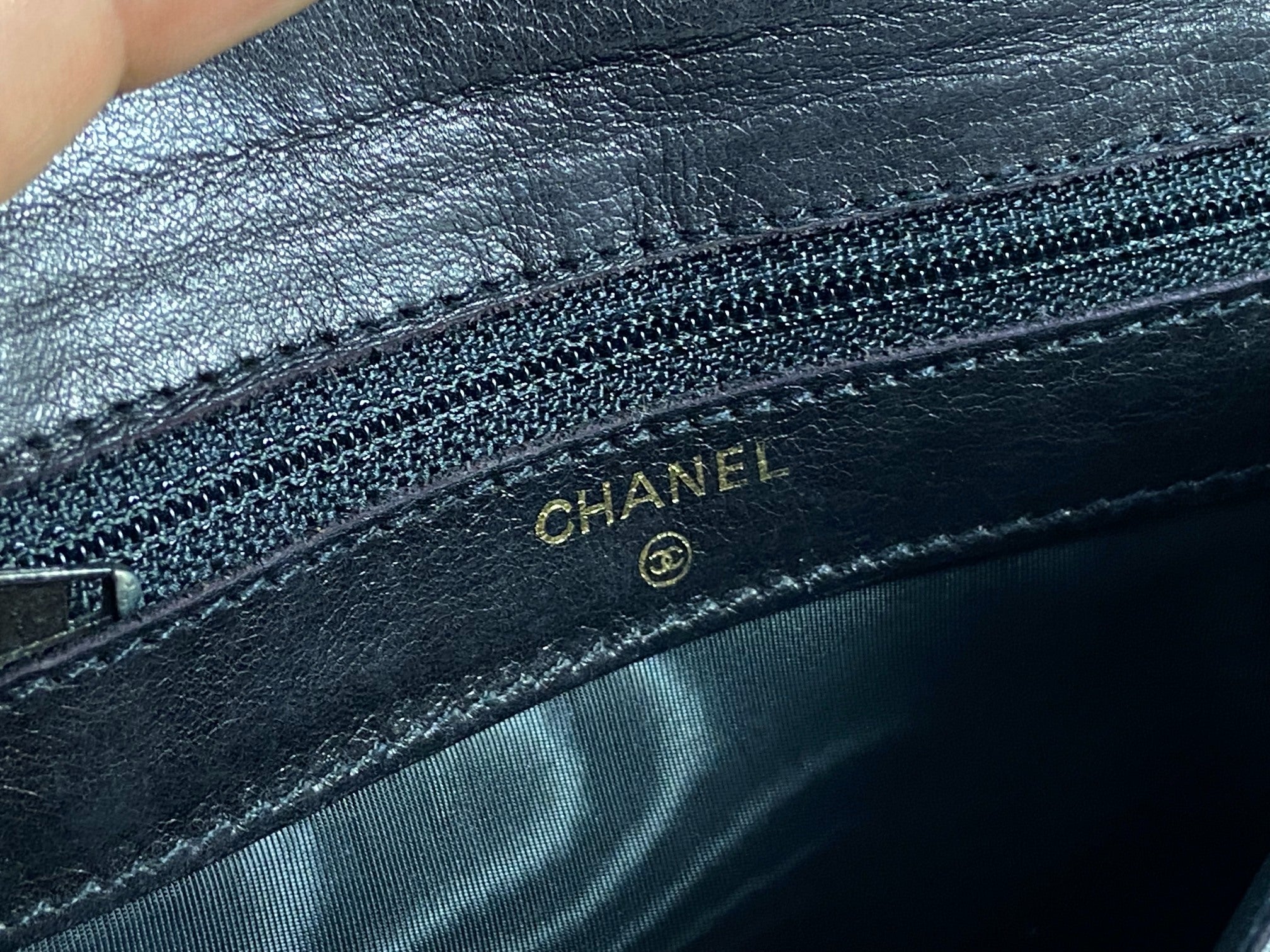 Chanel CC Long Wallet Black Caviar Leather incl. Box