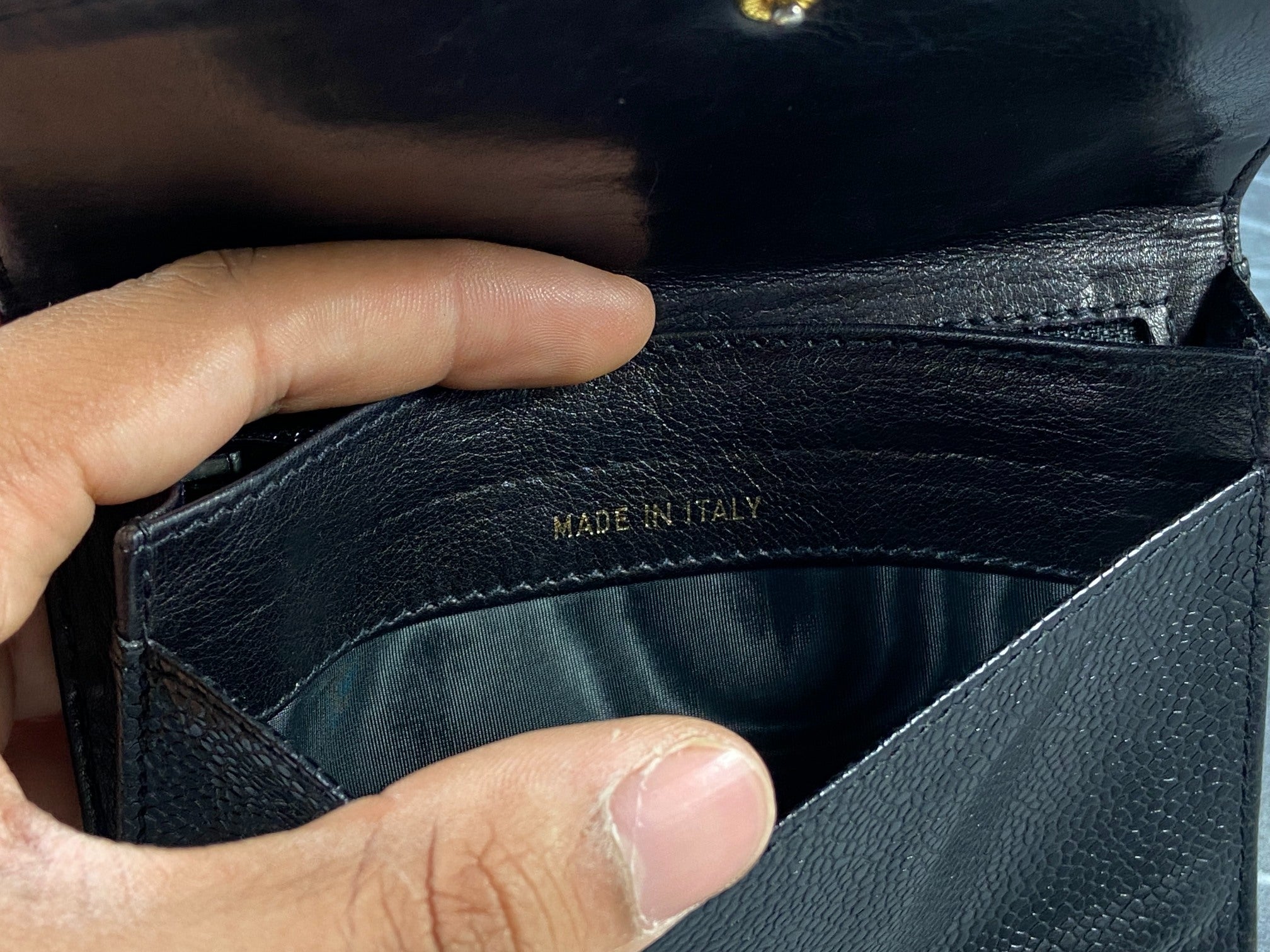 Chanel CC Long Wallet Black Caviar Leather incl. Box