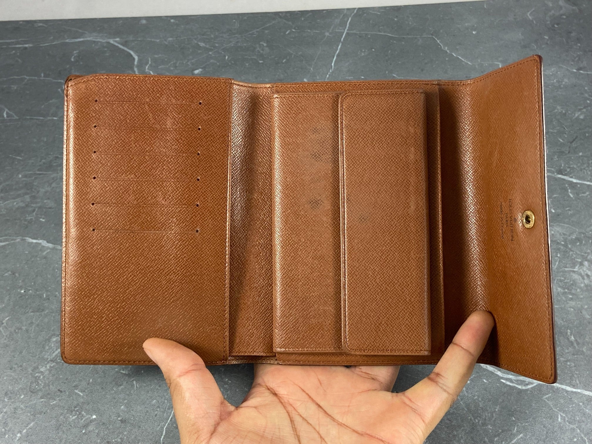 Louis Vuitton Porte Tresor Etui Wallet Monogram Canvas