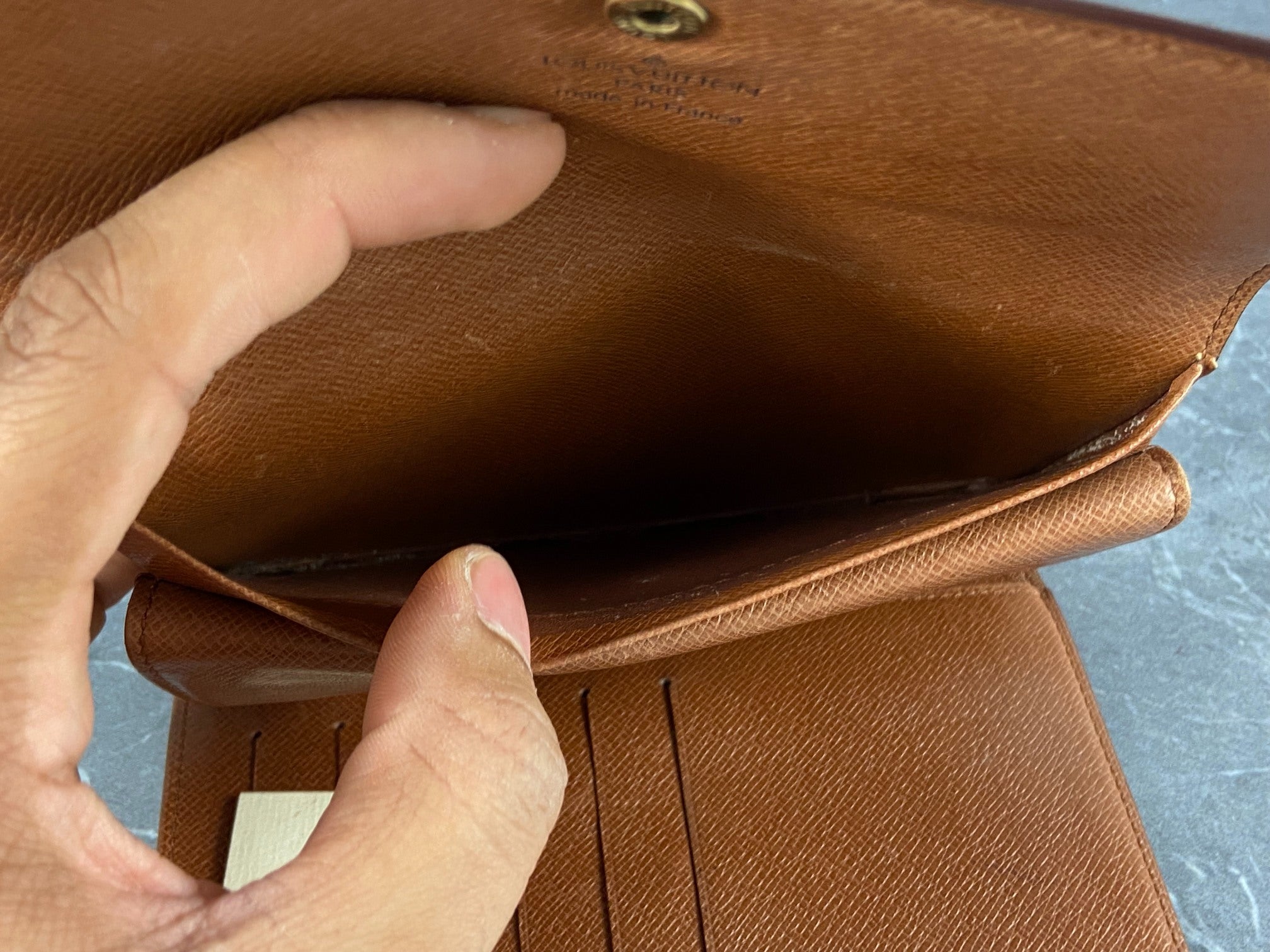 Louis Vuitton Porte Tresor Etui Wallet Monogram Canvas