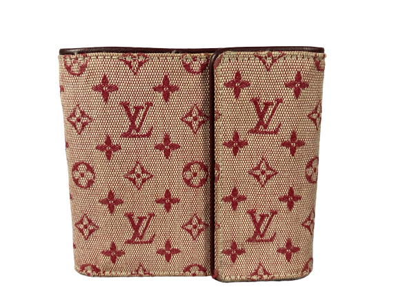 Louis Vuitton Sepia Monogram Mini Lin Idylle Sarah Wallet – The Closet
