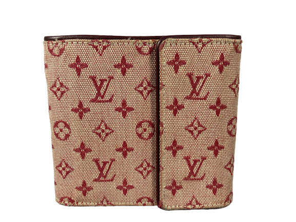 Louis Vuitton Compact Wallet Cherry Mini Lin Monogram