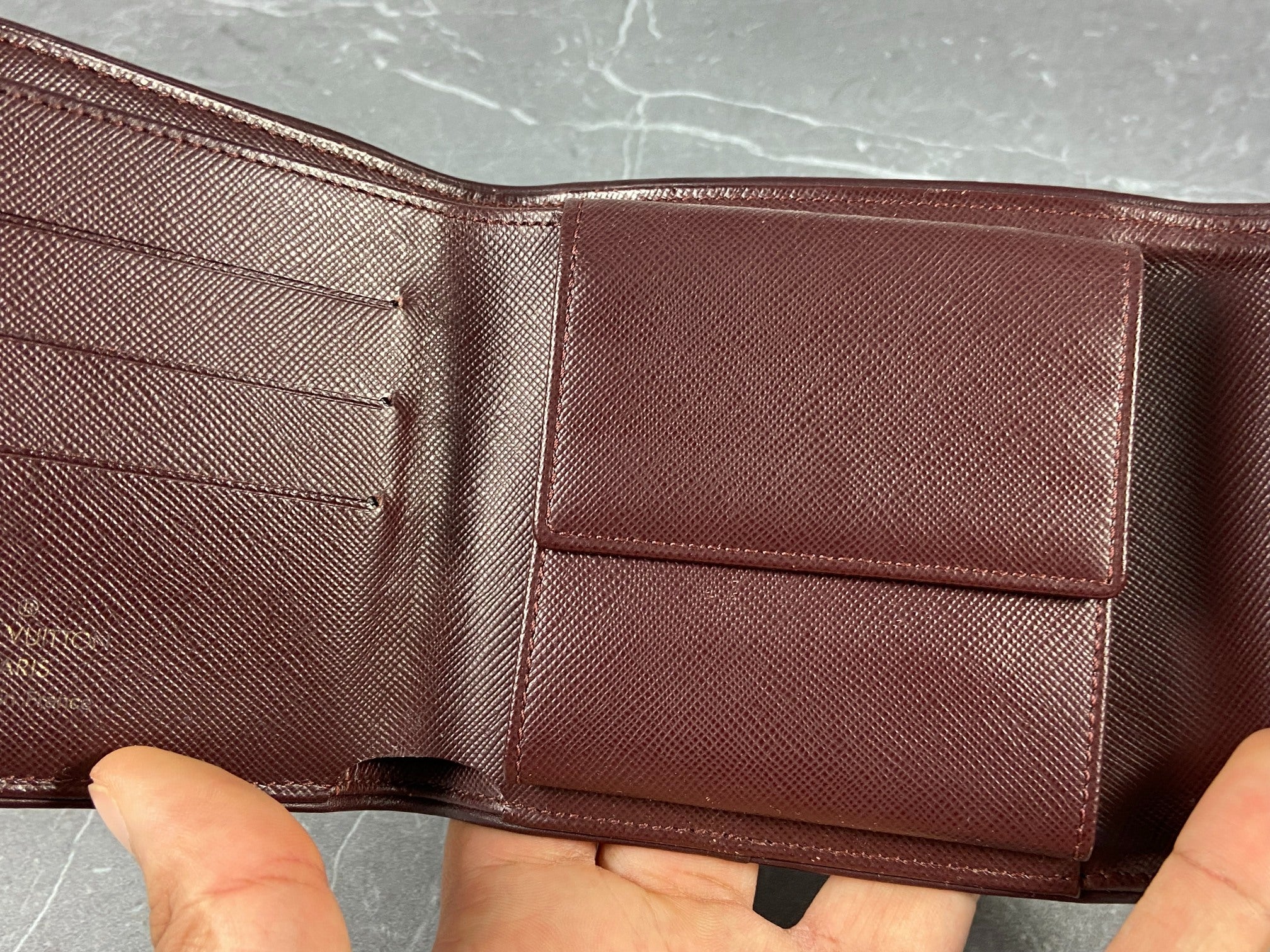 Louis Vuitton Compact Wallet Cherry Mini Lin Monogram