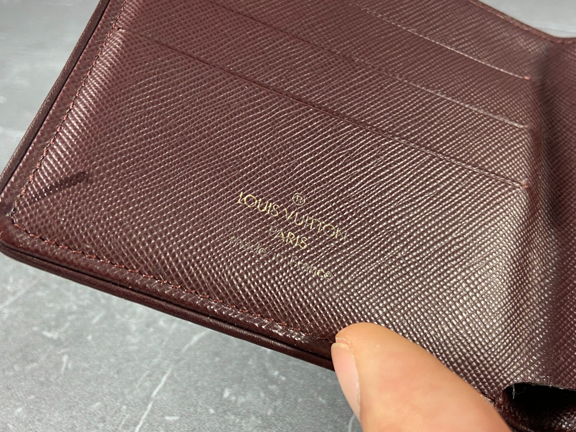 Louis Vuitton Compact Wallet Cherry Mini Lin Monogram