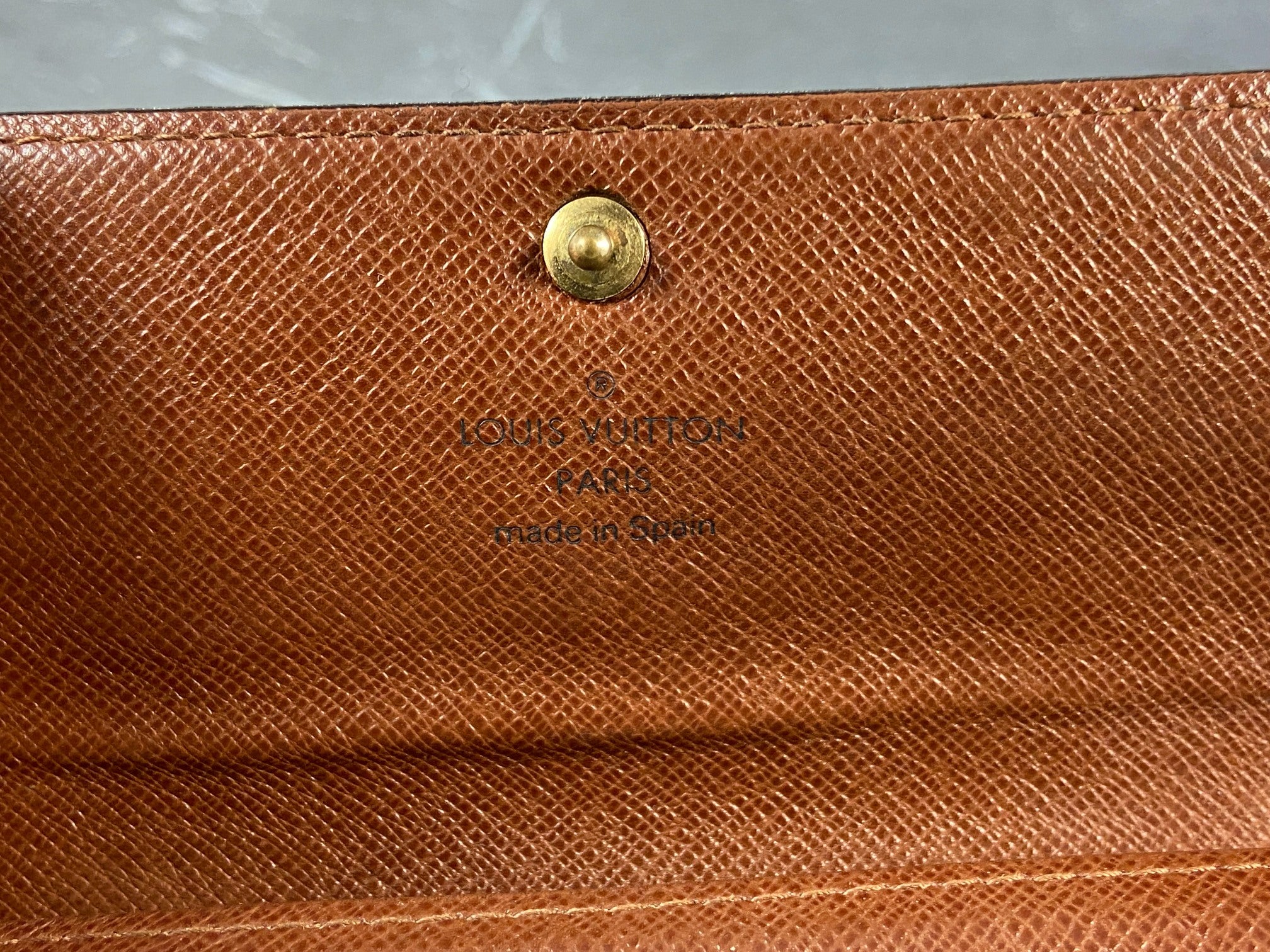 Louis Vuitton Petit Tresor Wallet Monogram Canvas
