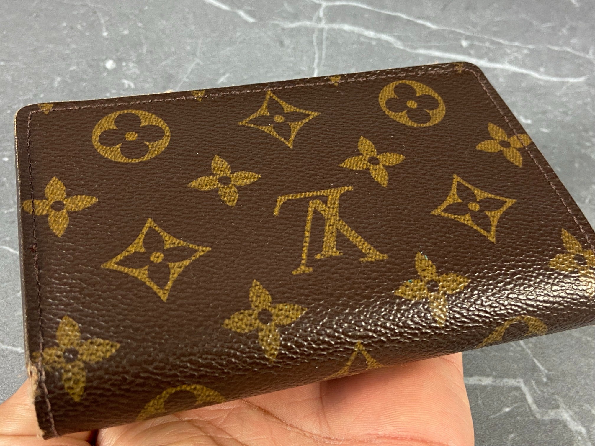 Louis Vuitton French Compact Wallet Monogram Canvas