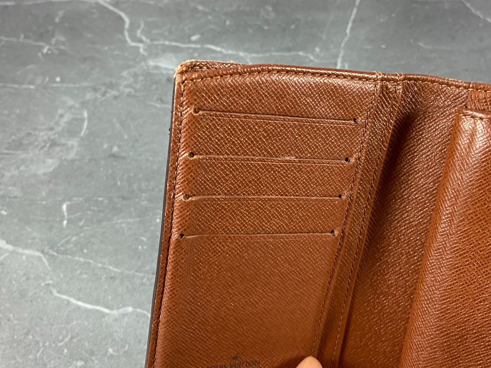 Louis Vuitton French Compact Wallet Monogram Canvas