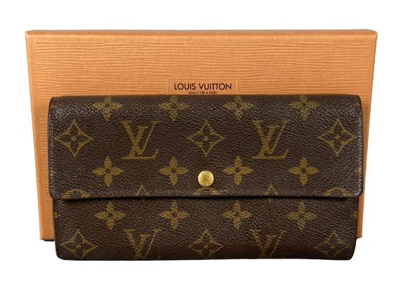 Louis Vuitton Sarah Wallet Monogram Canvas incl. Box